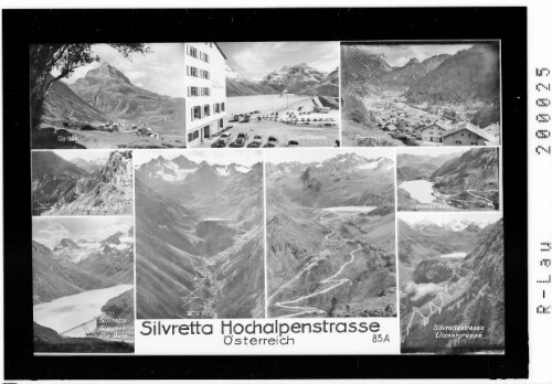 Silvretta Hochalpenstrasse Österreich