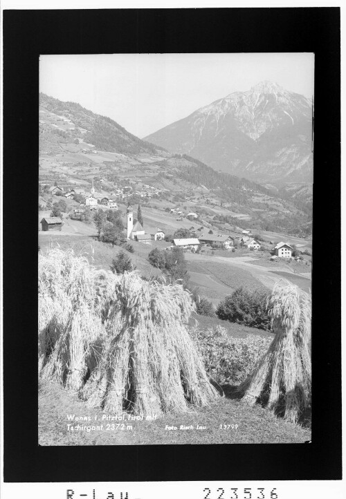 Wenns im Pitztal / Tirol mit Tschirgant 2372 m