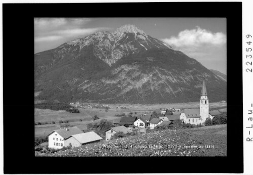 Wald bei Imst in Tirol mit Tschirgant 2372 m : [Wald bei Arzl im Pitztal]