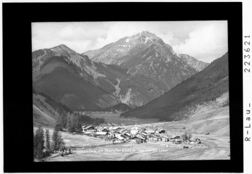 Lähn bei Lermoos in Tirol mit Thaneller 2343 m : [Lähn gegen Bichlbach mit Thaneller]