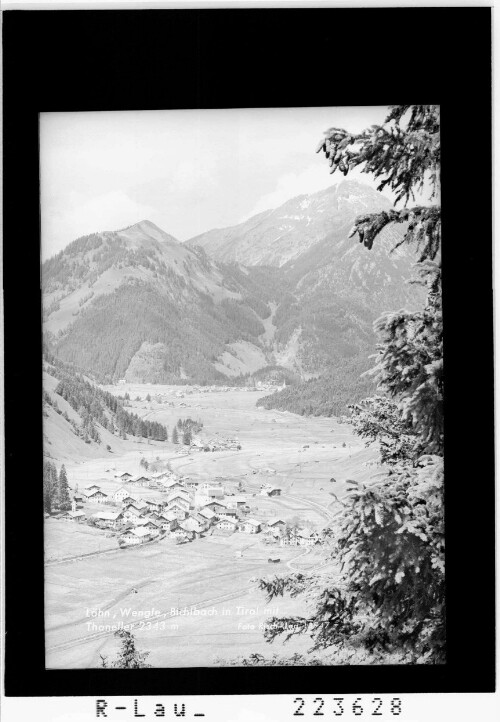 Lähn - Wengle - Bichlbach in Tirol mit Thaneller 2343 m