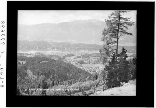 Blick auf Seeboden und Treffling gegen Goldeck