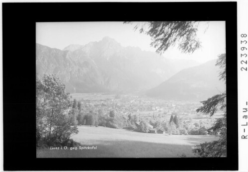 Lienz in Osttirol gegen Spitzkofel