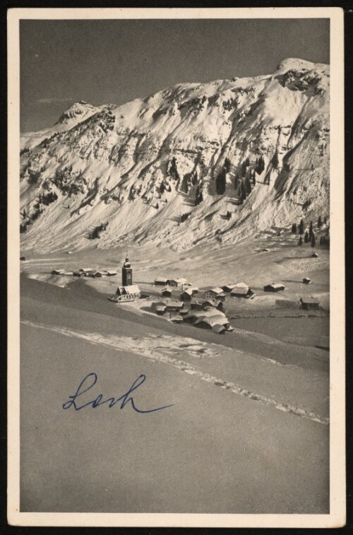 [Lech] : [Winter im Hochgebirge Lech, Vorarlberg, 1447 m ...]