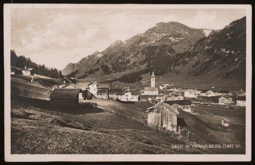 Lech in Vorarlberg (1447 m) : Biberkopf : Wöstnerspitze