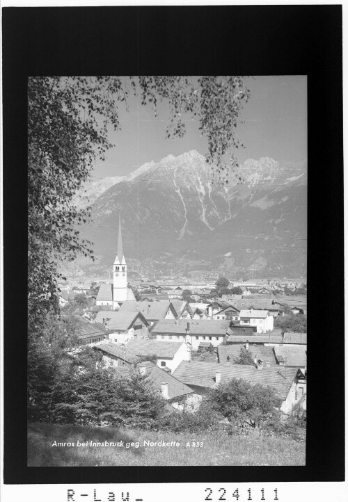 Amras bei Innsbruck gegen Nordkette