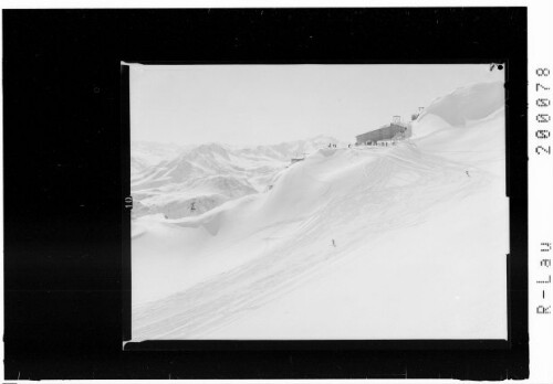 Vallugabahn Station Vallugagrat 2650 m : [Vallugagrat mit Blick zum Kaltenberg]