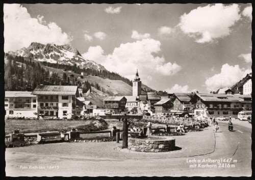 Lech a. Arlberg 1447 m mit Karhorn 2416 m