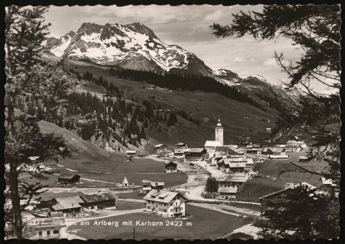 Lech am Arlberg mit Karhorn 2422 m