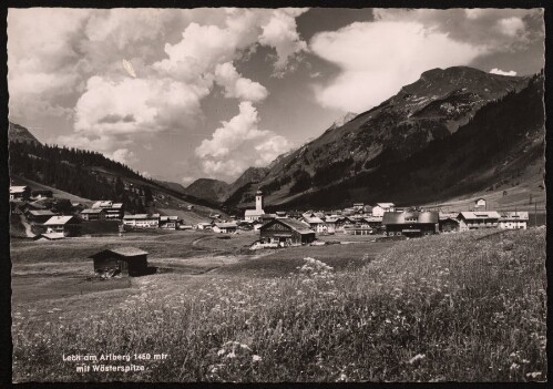 Lech am Arlberg 1450 mtr mit Wösterspitze