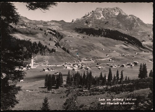 Lech am Arlberg 1450 mtr mit Oberlech u. Karhorn