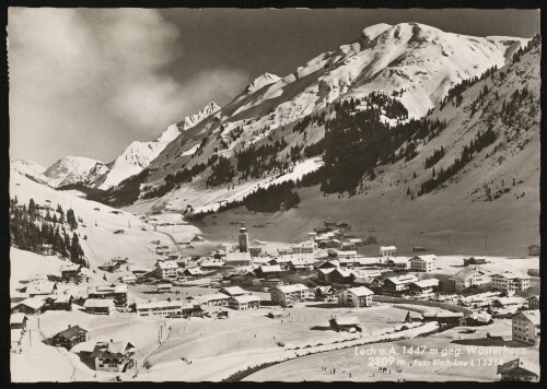 Lech a. A. 1447 m geg. Wösterhorn 2309 m