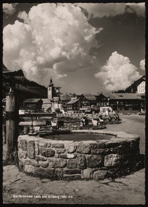 Dorfbrunnen Lech am Arlberg 1450 mtr