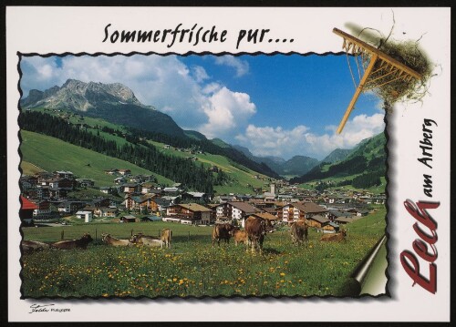 Lech am Arlberg Sommerfrische pur .... : [Lech am Arlberg, 1450 m Auskunft: Verkehrsamt A-6764 Lech Tel.: (0) 5583 - 21610 ...]