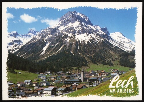 Lech am Arlberg : [Lech am Arlberg 1450 m - 1730 m mit Omeshorn 2557 m ...]