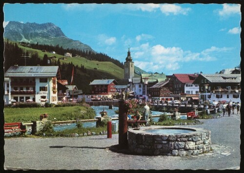 [Lech] : [Dorfbrunnen in Lech am Arlberg 1450 m ...]