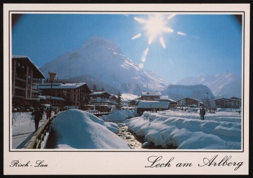 Lech am Arlberg : [Lech, 1450 m, am Arlberg gegen Omeshorn, 2560 m Vorarlberg ...]