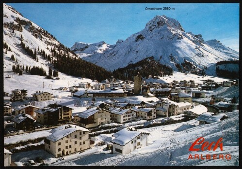 Lech Arlberg : Omeshorn 2560 m : [Wintersportort Lech, 1450 m am Arlberg - Vorarlberg - Österreich ...]