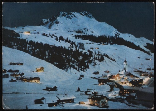[Lech] : [Winternacht am Arlberg ...]