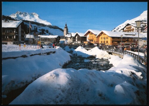 [Lech] : [Internationaler Wintersportplatz Lech am Arlberg, 1450 m, gegen Karhorn, 2416 m Vorarlberg, Österreich ...]