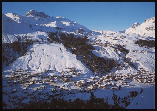 [Lech] : [Internationaler Wintersportplatz Lech am Arlberg, 1450 m mit Mohnenfluh, 2544 m und Widderstein, 2536 m Vorarlberg, Österreich ...]