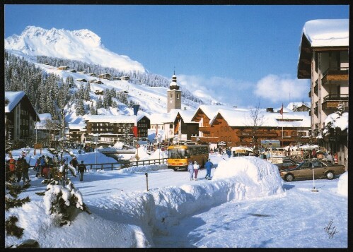 [Lech] : [Internationaler Wintersportplatz Lech am Arlberg, 1450 m, gegen Karhorn, 2416 m Vorarlberg, Österreich ...]