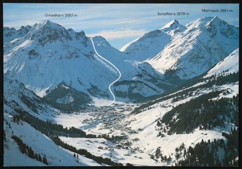 [Lech] : Omeshorn 2557 m : Schafberg 2679 m ... : [Wintersportort Lech, 1450 m am Arlberg - Vorarlberg - Österreich ...]