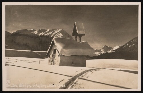 Bei Lech, Blick geg. Schafberg u. Rote Wand