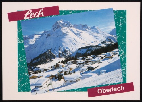 Lech Oberlech : [Skizentrum Lech - Oberlech am Arlberg mit Omeshorn 2557 m ...]