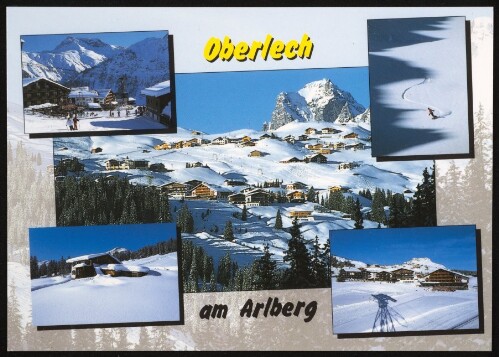 [Lech] Oberlech am Arlberg : [Internationaler Wintersportplatz Lech am Arlberg, 1450 m Oberlech gegen Widderstein, 2536 m, Vorarlberg, Österreich ...]