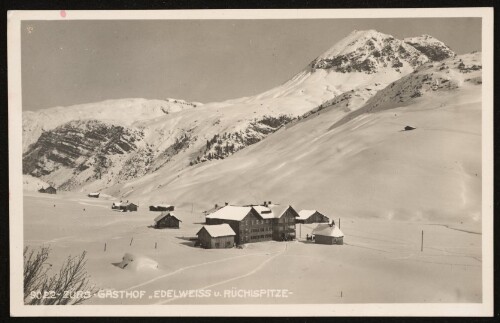 [Lech] Zürs - Gasthof  Edelweiss u. Rüchispitze 