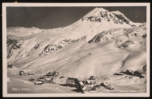 [Lech] Zürs a. Arlberg - 1724 m