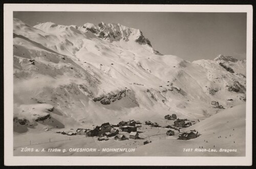 [Lech] Zürs a. A. 1720 m g. Omeshorn - Mohnenfluh