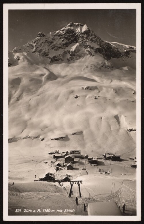 [Lech] Zürs a. A. 1780 m mit Skilift