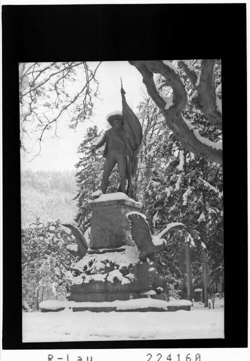 [Andreas Hofer Denkmal auf dem Berg Isel bei Innsbruck / Tirol]