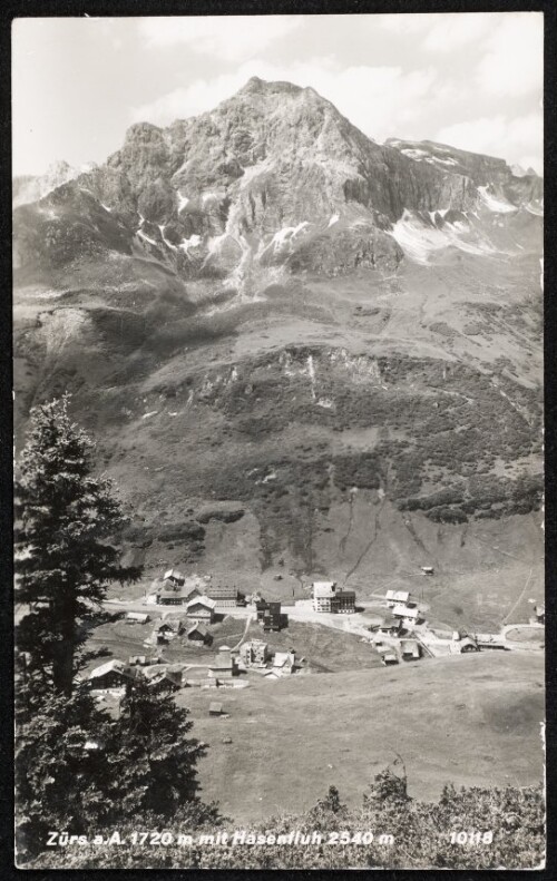 [Lech] Zürs a. A. 1720 m mit Hasenfluh 2540 m