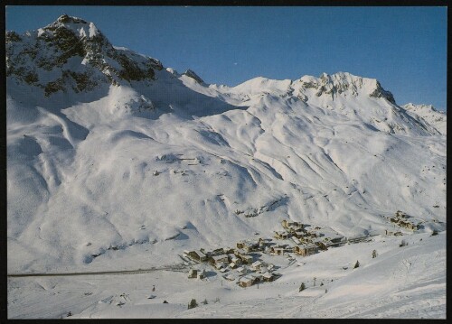 [Lech Zürs] : [Internationaler Wintersportplatz Zürs am Arlberg, 1720 m, gegen Hasenfluh, 2544 m, Madlochjoch und Omeshorn, 2560 m Vorarlberg, Österreich ...]