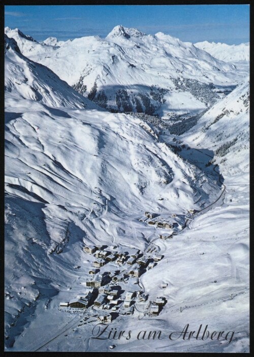[Lech] Zürs am Arlberg : [Internationaler Wintersportplatz Zürs am Arlberg, 1790 m, gegen Mohnenfluh, 2544 m Vorarlberg, Österreich ...]