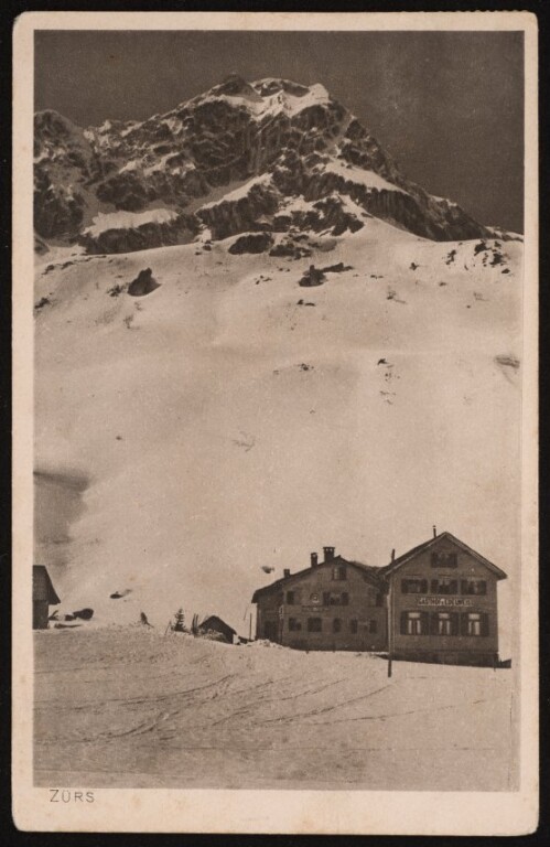 [Lech] Zürs : [Wintersportplatz Zürs am Flexenpaß, 1700 m, Gasthof Edelweiß ...]