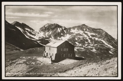 [Lech Zürs] Stuttgarter Hütte 2310 m mit Krabachspitze 2524 m