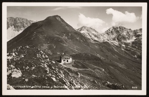 [Lech Zürs] Stuttgarter Hütte 2310 m g. Rüfikopf-Rauher Kopf