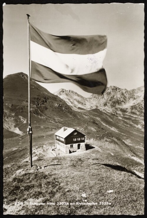 [Lech Zürs] Stuttgarter Hütte 2303 m mit Krabachspitze 2522 m