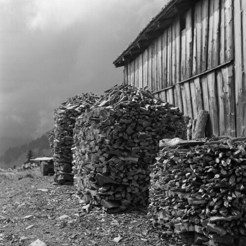 Brennholzstapel