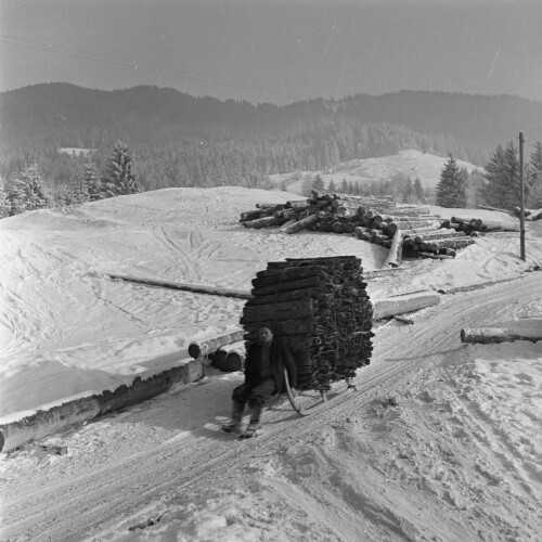 Dornbirn - Kehlegg, Holzarbeiten