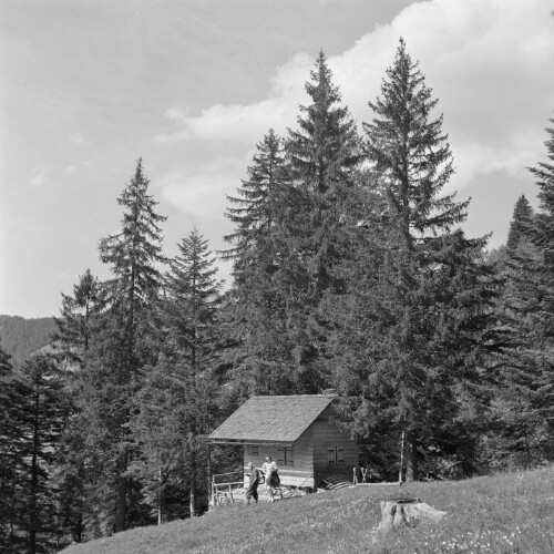 Jagdhütte im Wald