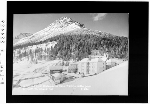 Matrei am Brenner / Klostergasthof Maria Waldrast 1641 m gegen Serles 2719 m / Wipptal - Tirol