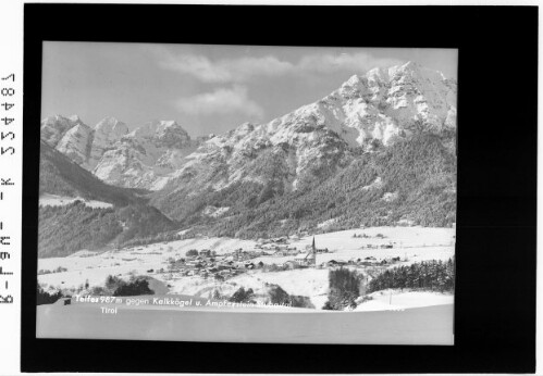 Telfes 987 m gegen Kalkkögel und Ampferstein / Stubaital