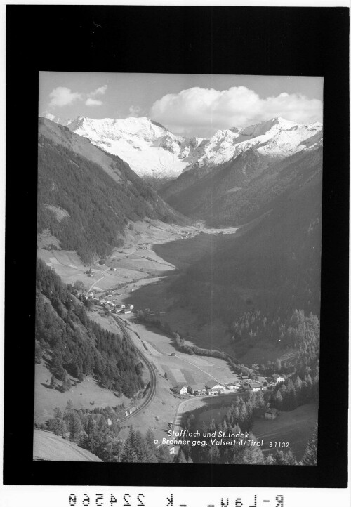 Stafflach und St. Jodok am Brenner gegen Valsertal / Tirol