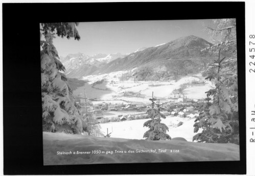 Steinach am Brenner 1050 m gegen Trins und das Gschnitztal