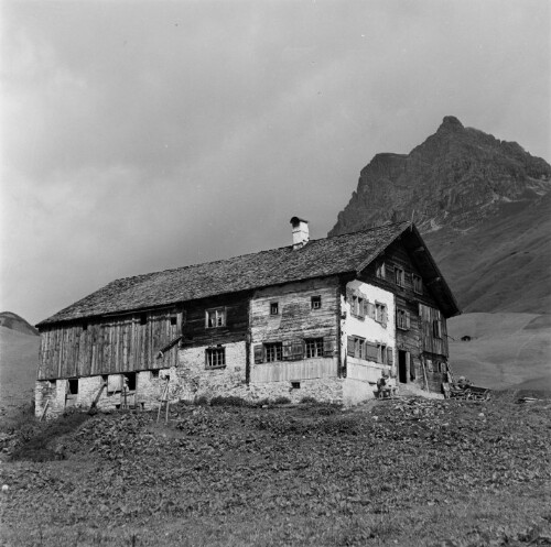 Warth - Hochkrumbach, Bauernhaus (Walserhaus)